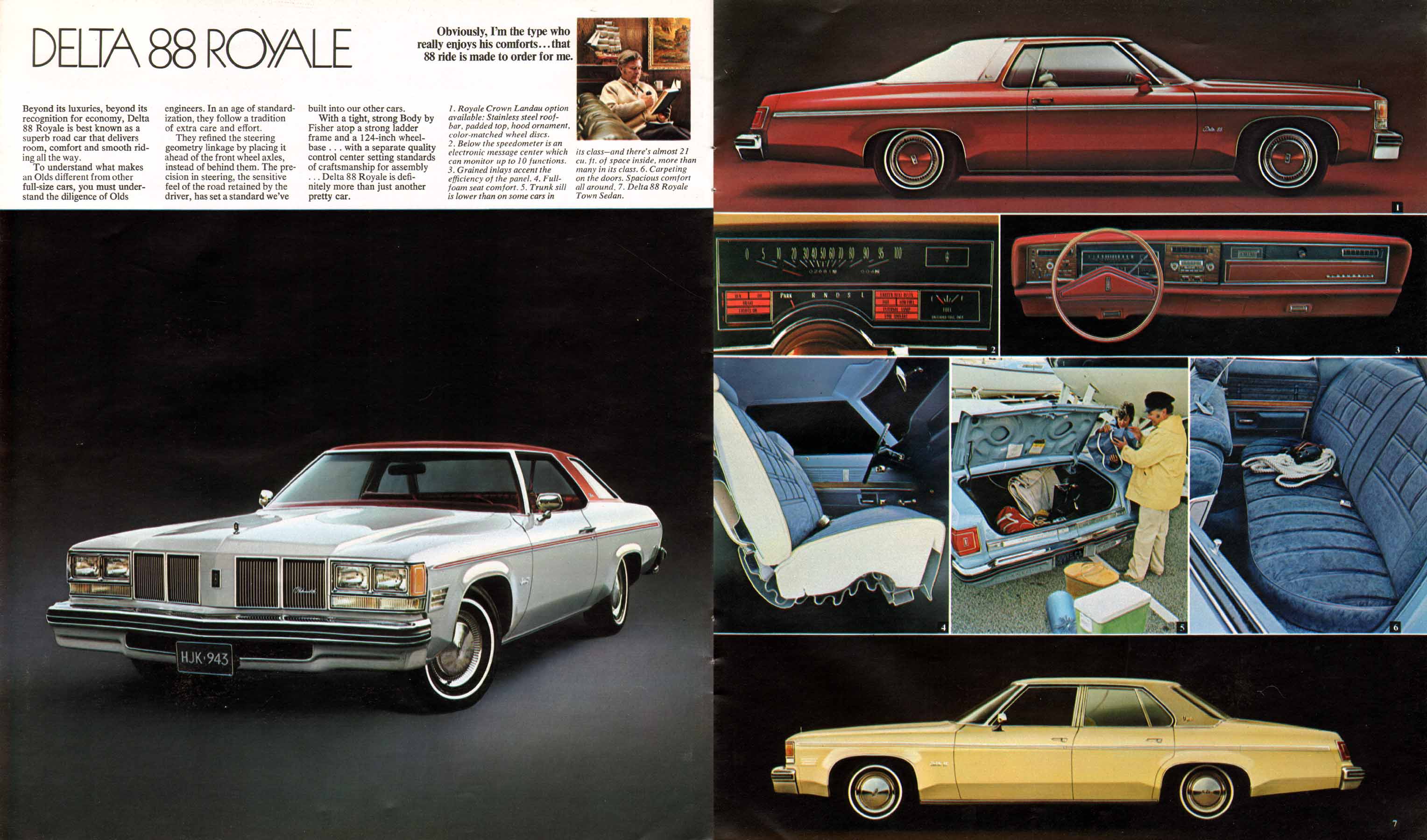 1976 Oldsmobile Full-Size Brochure Page 13